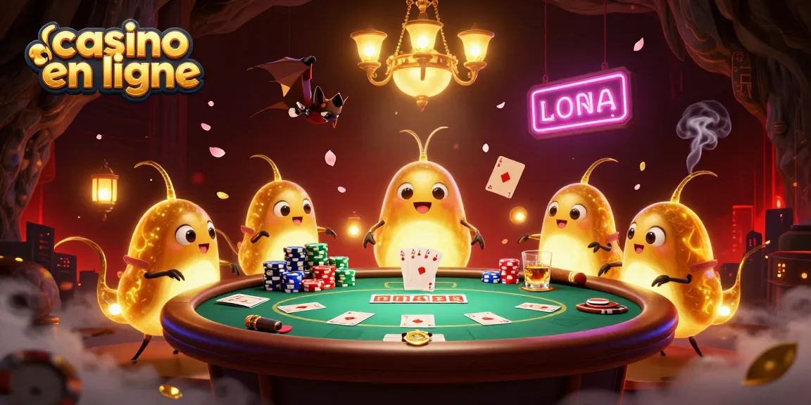 Vivez des moments palpitants dans un casino en ligne illuminé par des vers luisants.
