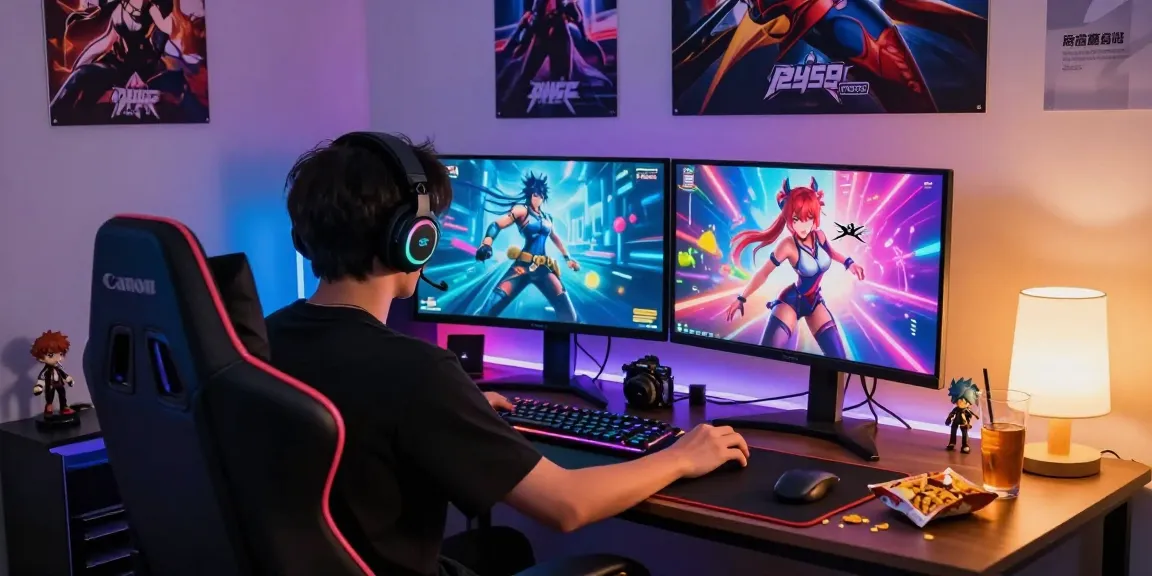 Engaging gaming scene showcasing vibrant hentai game graphics and an immersive player experience.