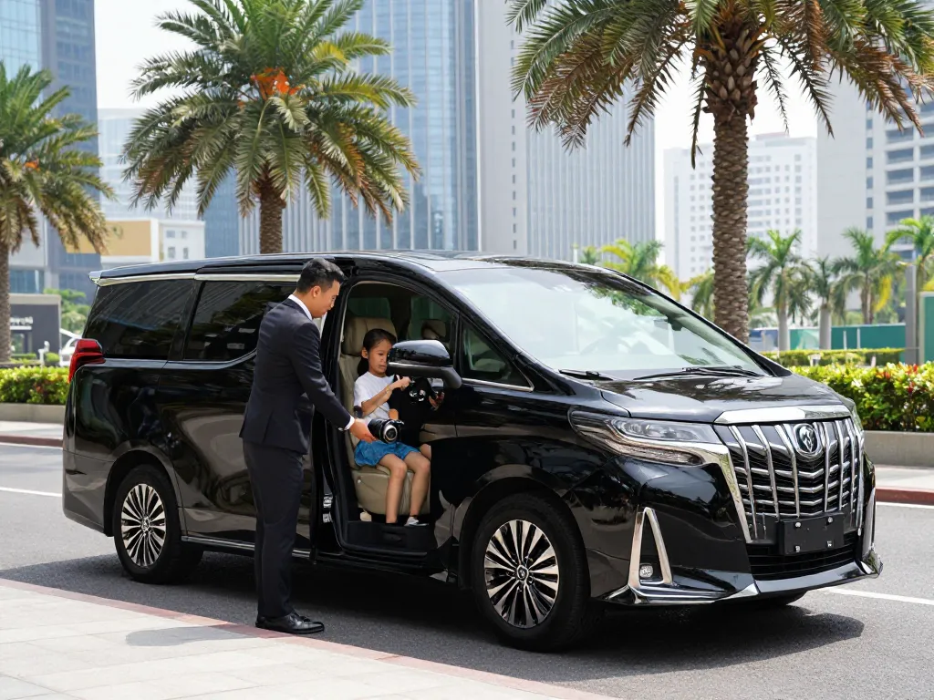 Trải nghiệm sự sang trọng với cho thuê xe Alphard trong sự thanh lịch và thoải mái của thành phố.