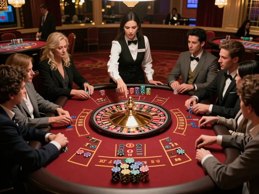 Engage in thrilling gameplay at slot77 with vibrant roulette action and eager players.