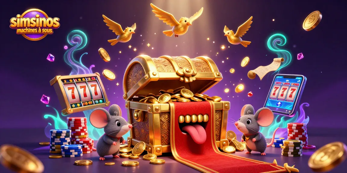 Jouez aux machines à sous Simsinos avec des fonds éblouissants et des jackpots captivants.