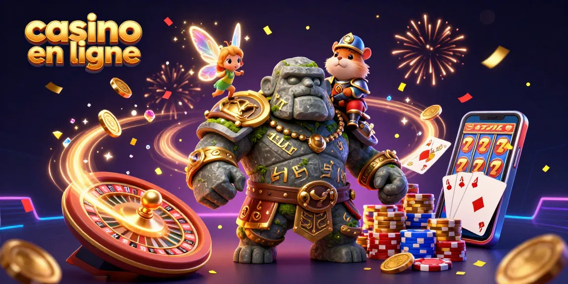 Jouez à des jeux captivants de casino en ligne avec des personnages de conte et des éléments magiques dans un monde 3D dynamique.
