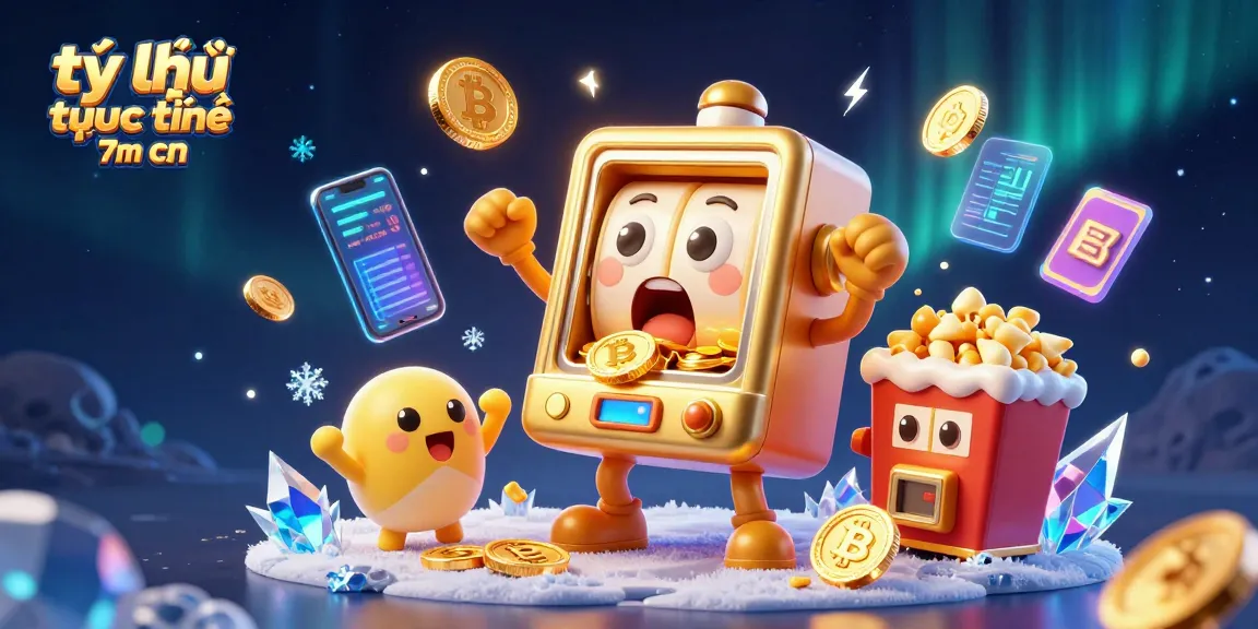 Engaging illustration of tỷ lệ trực tuyến 7m cn showcasing a joyful slot machine winning with coins pouring out.