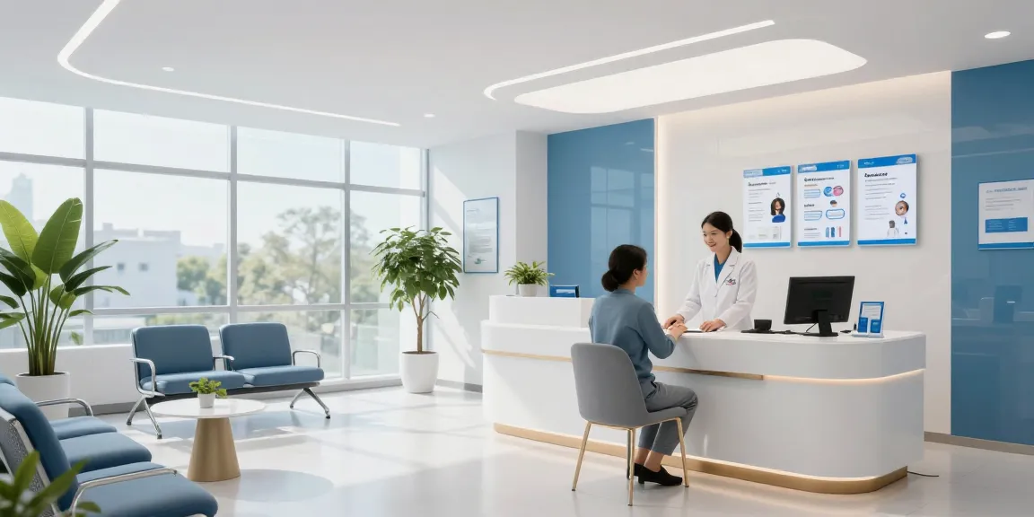 Consultation room at a healthcare clinic in Istanbul for hair transplant services, where patients receive expert advice on procedures.
