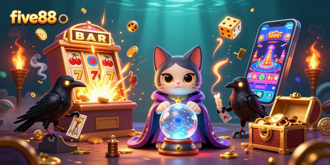 Experience the thrill of five88's casino world with vibrant characters and immersive gaming elements.