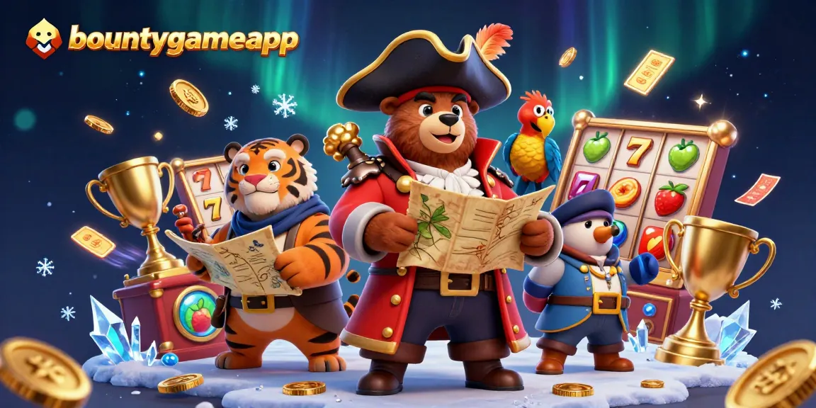 Menghadirkan keseruan bountygameapp dengan slot, simbol buah, dan karakter beruang bajak laut yang menonjol di arena permainan.