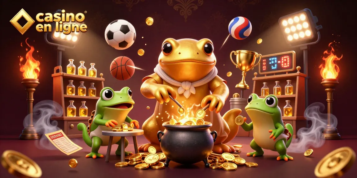 Expérimentez des jeux de casino en ligne captivants avec cette illustration magique.