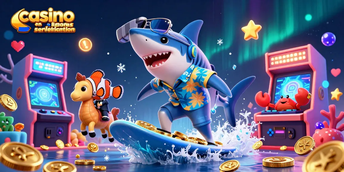 Jouer dans un casino en ligne sans vérification avec des éléments vibrants de jeu et un décor sous-marin fantastique.