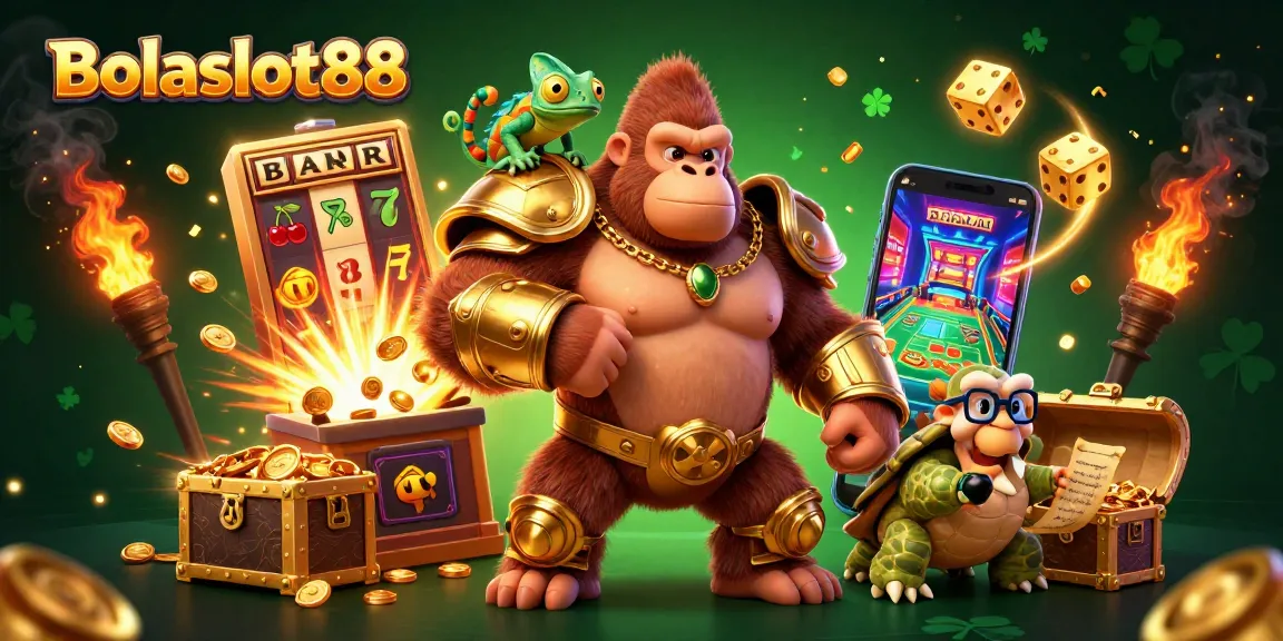 Bolaslot88 offers an exciting experience with a jackpot explosion and casino game elements.