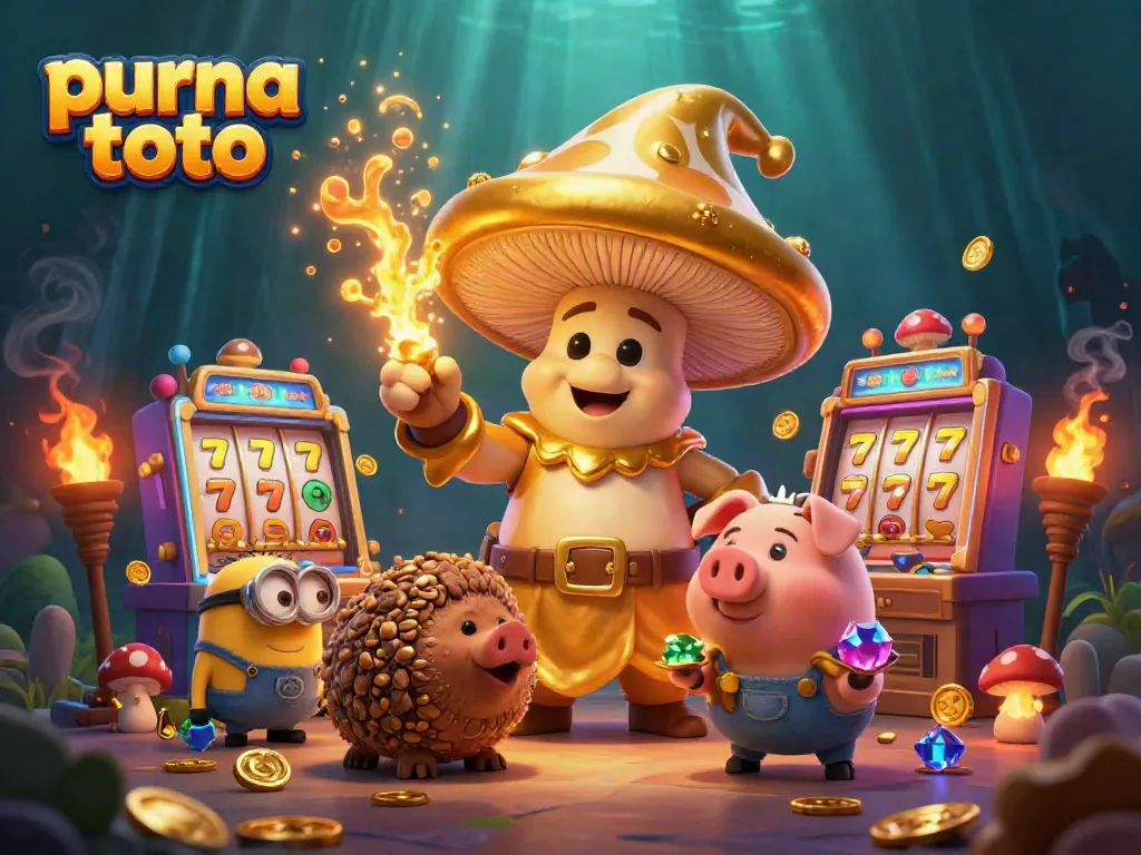 Purna toto menghadirkan pengalaman bermain slot dengan wizard emas dan harta karun yang berkilau.