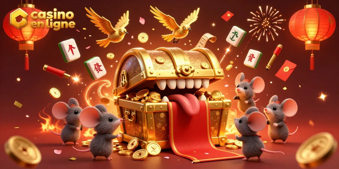 Découvrez le monde des jeux de casino en ligne avec cette illustration dynamique et colorée du casino en ligne.