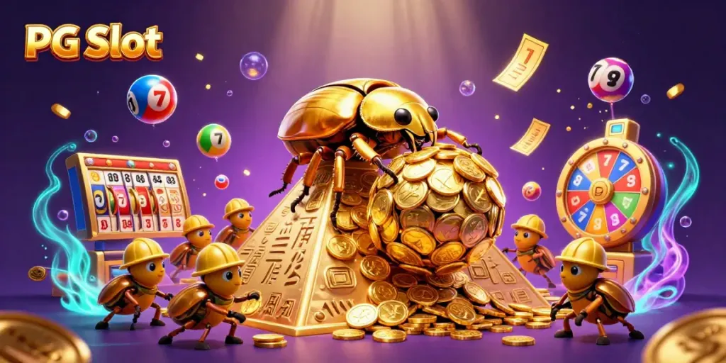 สล็อตออนไลน์ PG Slot สนุกกับการหมุนเกมสล็อตจาก PG Soft ที่เต็มไปด้วยบรรยากาศคาสิโนที่น่าตื่นเต้น