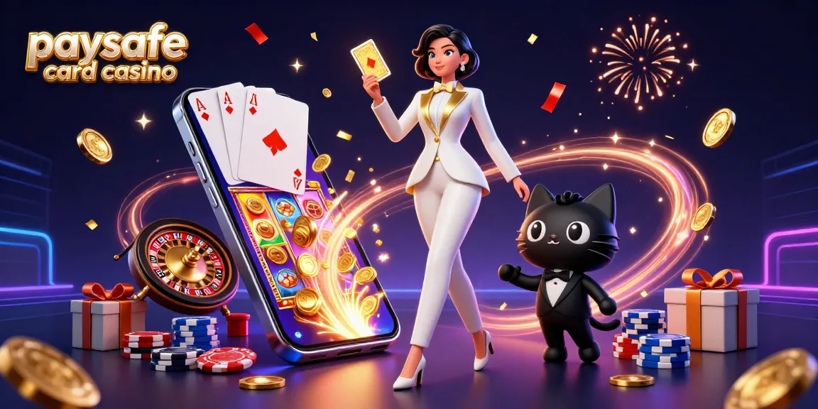 Erleben Sie Aufregung in einem Paysafe Card Casino mit lebhaften Spielen und dynamischen Charakteren in einer festlichen Atmosphäre.