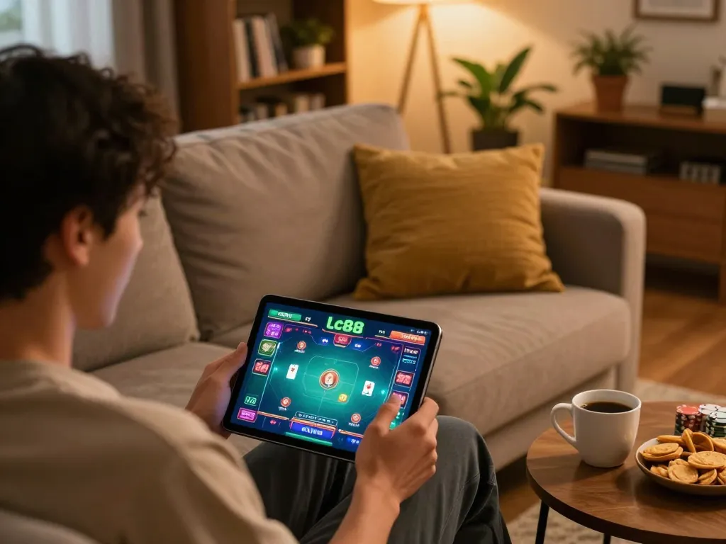 Play online poker with app lc88 while enjoying a cozy home atmosphere.