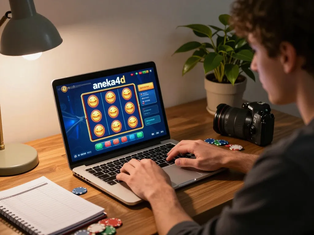 Pemain yang terlibat merencanakan strategi di slot aneka4d sambil menyeimbangkan catatan bankroll untuk permainan yang bertanggung jawab
