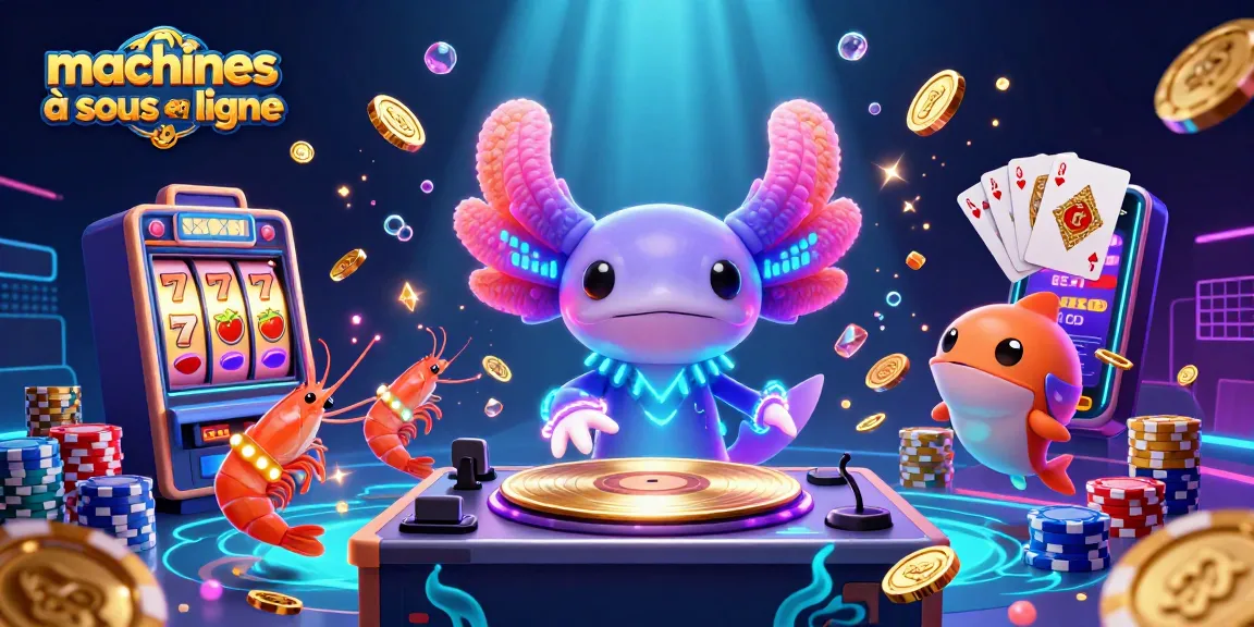 Jouez à des machines à sous en ligne avec de la musique et des personnages animés captivants.