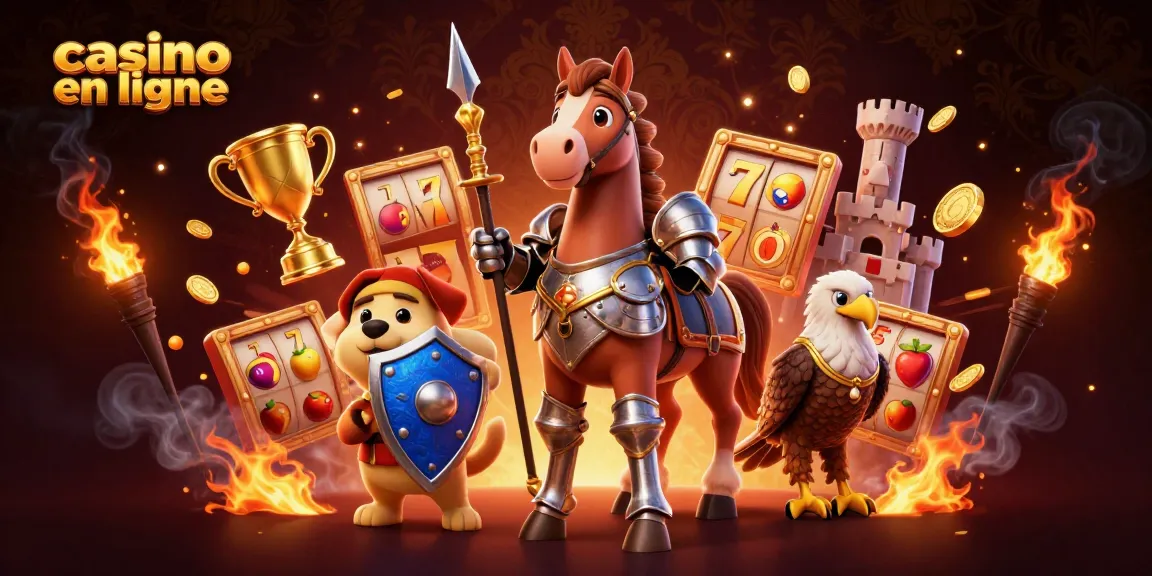 Plongez dans l'univers des casinos en ligne avec cette illustration captivante représentant des personnages de jeux de casino.