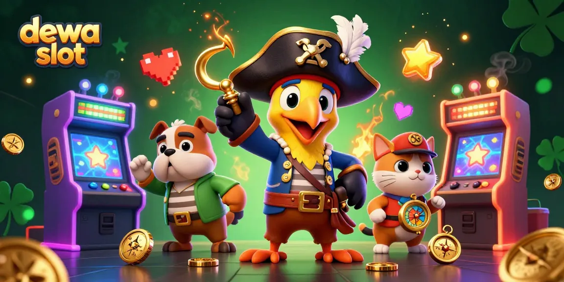 Slot online di dewa slot dengan komposisi karakter lucu dan mesin permainan cerah.