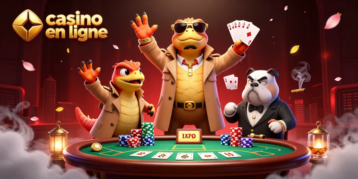 Jeu d'un casino en ligne avec des raptors déguisés tentant d'entrer dans un salon VIP.