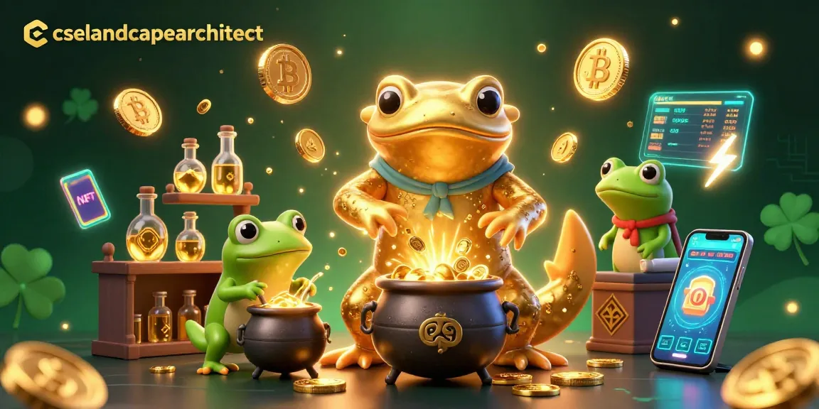 Experience the magic of cselandscapearchitect with vibrant gold elements and stunning 3D characters engaged in a digital gambling scene.