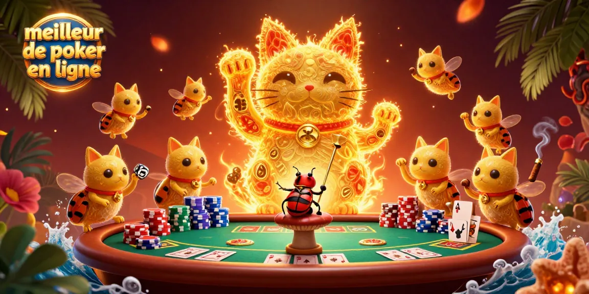 Transformer les jeux sur le meilleur site de poker en ligne avec des feux follets chanceux.
