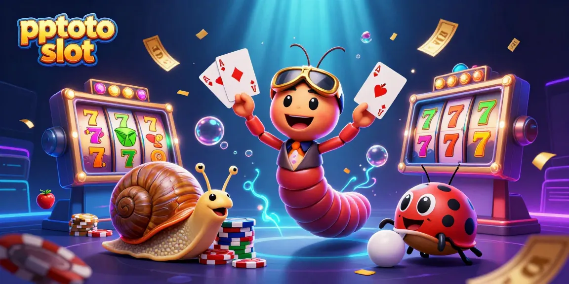Memenangkan pptoto slot dengan dealer unik dan simbol slot yang berkilauan di lingkungan dinamis.