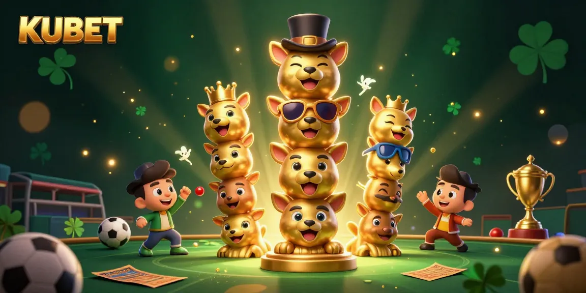 KUBET menghadirkan taruhan olahraga menarik dengan karakter totem kartun yang penuh gaya.